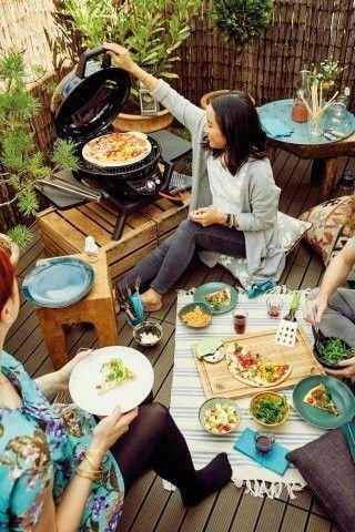 Outdoorchef P-420 G Minichef Tragbar Gasgrill Rost 39.5cmx39.5cmcm mit 1 cm 4.3kW
