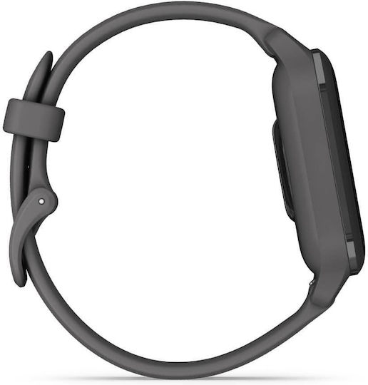 Garmin Venu Sq 2 Aluminium 40mm Waterproof Smartwatch with Heart Rate Monitor (Slate Aluminium Bezel with Shadow Grey Case and Silicone Band)