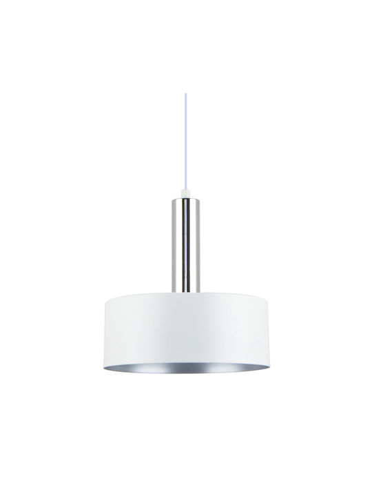 Ravenna Penny Pendant Light Single-Light for Socket E27 White