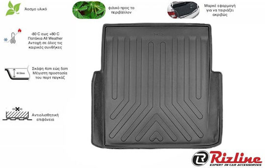 Rizline Trunk Mat Tray Type for Mercedes-Benz S Black