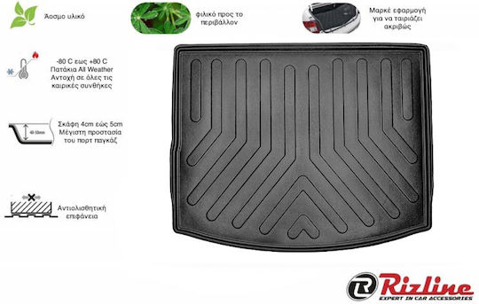 Rizline Trunk Mat Tray Type for Suzuki SX4 S-Cross 2018 Black