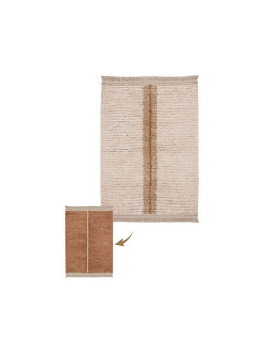 Lorena Canals - Double-Sided Room Rug Duetto Toffee 140x200cm