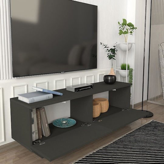 TV-Ständer Alfen Anthrazit M120xP35xH38cm