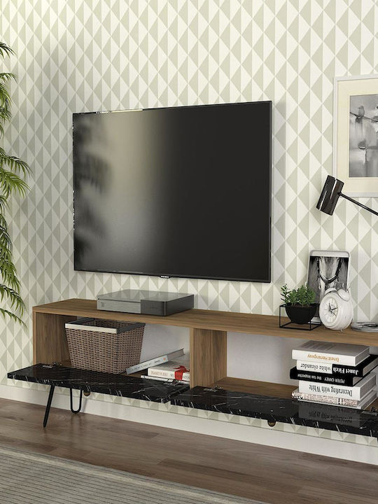 TV Stand Drima Natural and Black M160xD30xH45cm