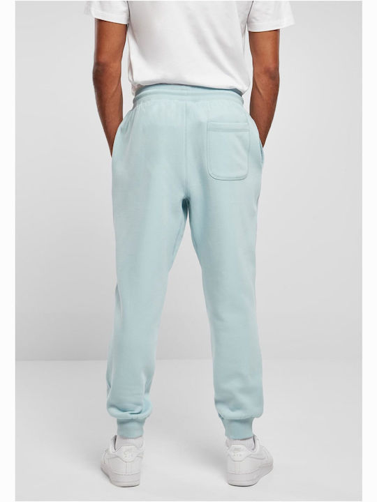 Urban Classics Men's Sweatpants with Rubber Ocean Blue