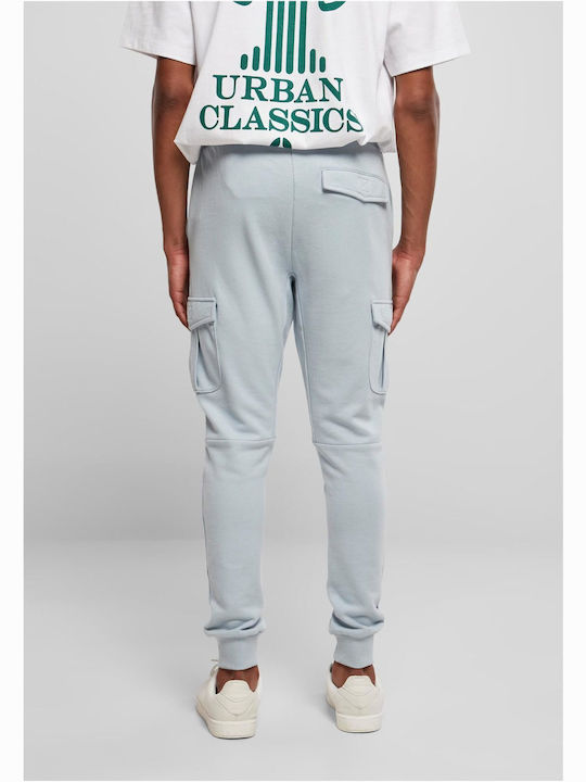 Urban Classics Men's Sweatpants with Rubber Summer Blue