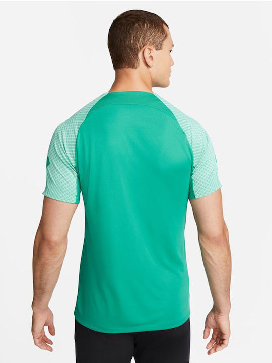 Nike Herren Sport T-Shirt Kurzarm Dri-Fit Grün