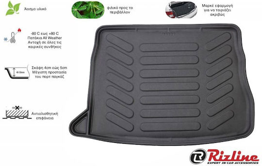 Rizline Πατάκι Πορτμπαγκάζ Τύπου Σκαφάκι για Kia Ceed 2012-2018 Μαύρο
