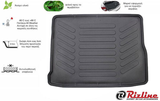 Rizline Trunk Mat Tray Type for Renault Scenic 2009-2016 Black