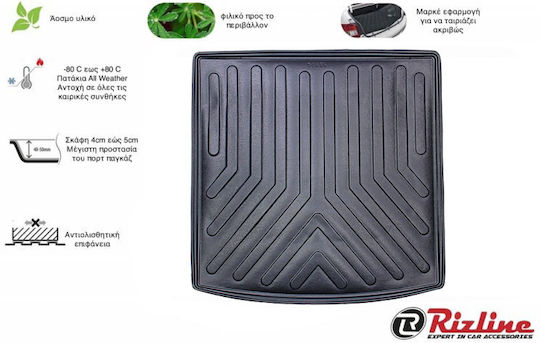 Rizline Trunk Mat Tray Type for Seat Tarraco 2018 Black