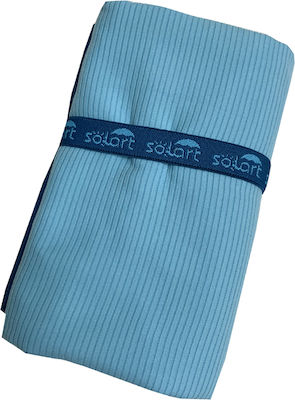 Solart Handtuch Körper Mikrofaser Blau 175x110cm.