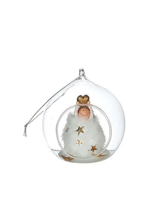 TnS Christmas Glass Ball Ornament 8x8cm (Μiscellaneous Designs)