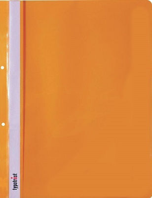 Typotrust Clipboard with Spring for Paper A4 Orange 1pcs