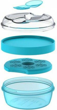 Carl Oscar N’ice Cup Plastic Kids' Lunch Set 0.3lt Turquoise x x 7.1cm