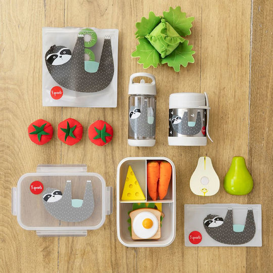 3 Sprouts School Food Case Gray