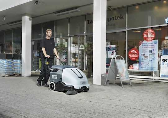 Nilfisk SW900 Σάρωθρο Μπαταρίας με Κάδο 60Lt 60cc