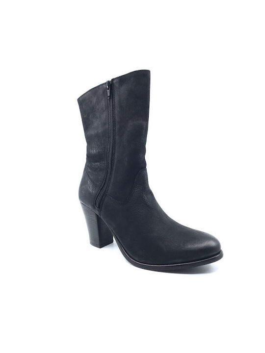 Lumberjack Damen Lederstiefel 2065 in Schwarz