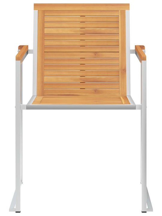 Hölzernes mit Kissen Braun 8Stück 60x56x85cm