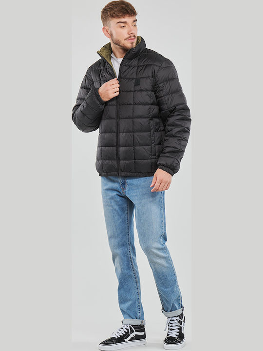 Walltzerd Μπουφάν Puffer Διπλής Όψης Μαύρο