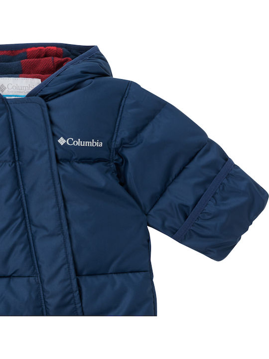 Columbia Snuggly Bunny Bunting Baby Bodysuit for Going Out Long-Sleeved Navy Blue