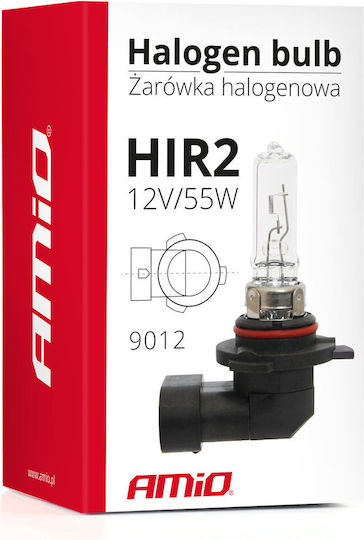 AMiO Lamps Car HIR2-9012 Halogen 12V 55W 1pcs