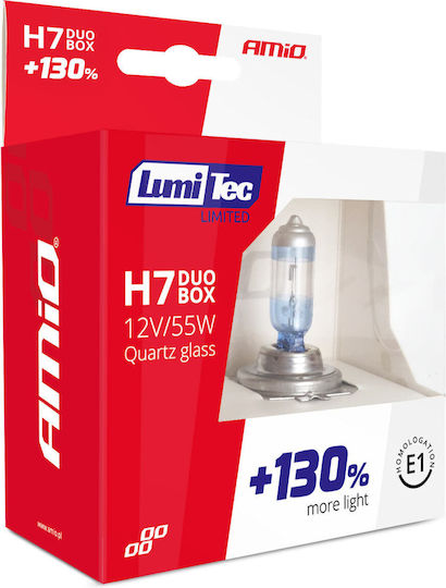 AMiO Lamps Car Lumitec Limited H7 Halogen 12V 55W 2pcs