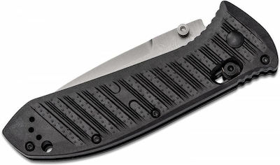 Benchmade Presidio Ii Pocket Knife Black with Blade made of Stainless Steel in Sheath