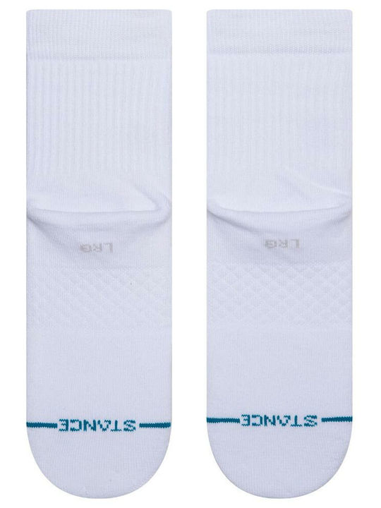 Stance Icon Quarter Crossfit Socks White 1 Pair