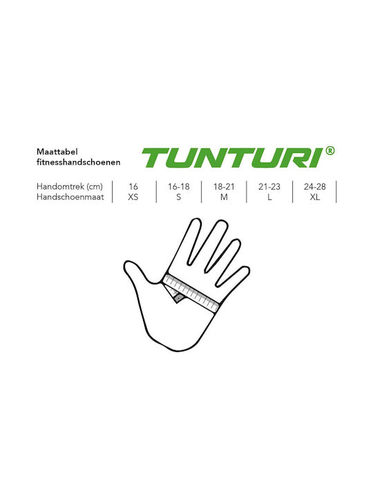 Tunturi Fit Easy Men's Gym Sports Gloves L Black