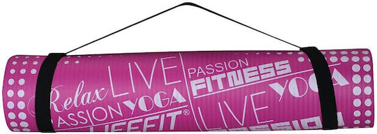 Lifefit Exclusive Exercise Mat Pink (100x58x1cm)