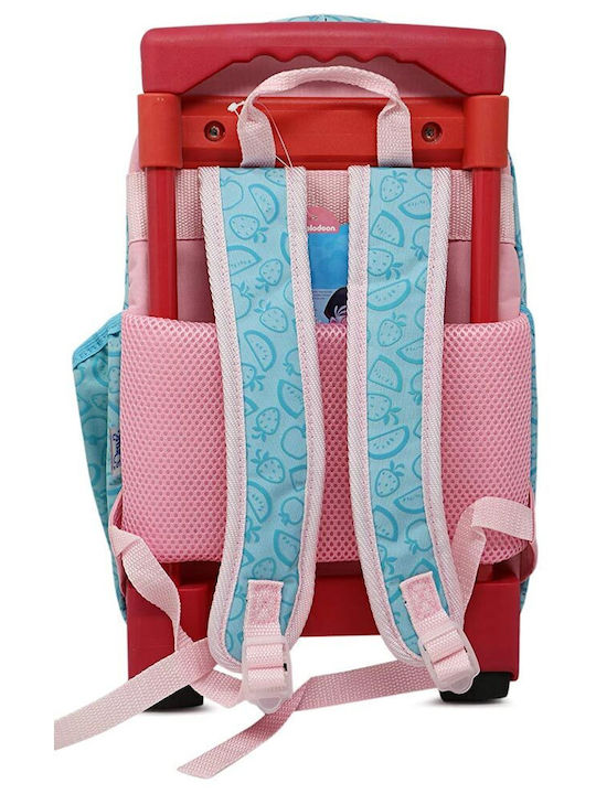 Sunce Toddler Roller Σχολική Τσάντα Τρόλεϊ Νηπιαγωγείου Πολύχρωμη με Θήκη για Παγούρι 14lt