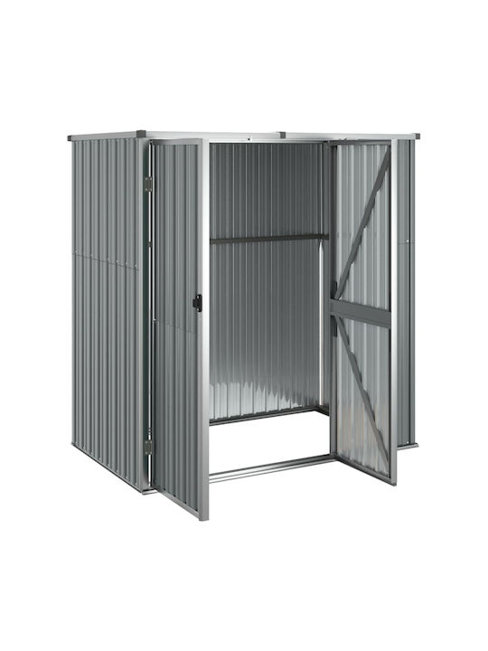 Metallische Gartenhaus Galvanisiert Grau M1.61xB0.89xH1.61m