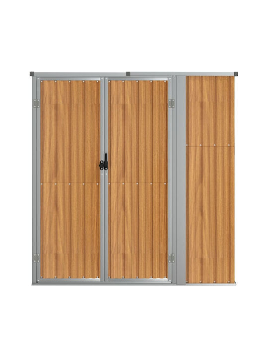 Metallische Gartenhaus Gaalvanisierte Braune M1.61xP0.89xH1.61m