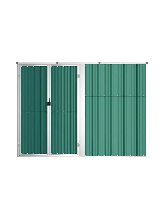 Metallische Gartenhaus Grüne M2.25xB0.89xH1.61m