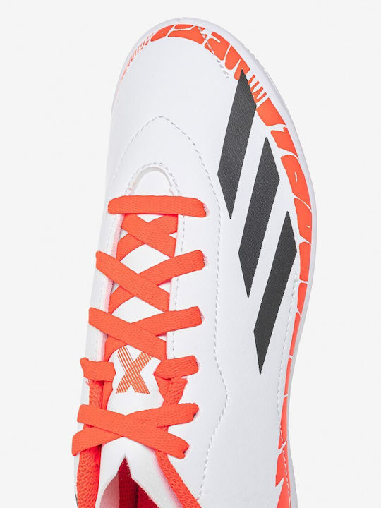 Speedportal Messi 4 Kids Indoor Soccer Shoes White