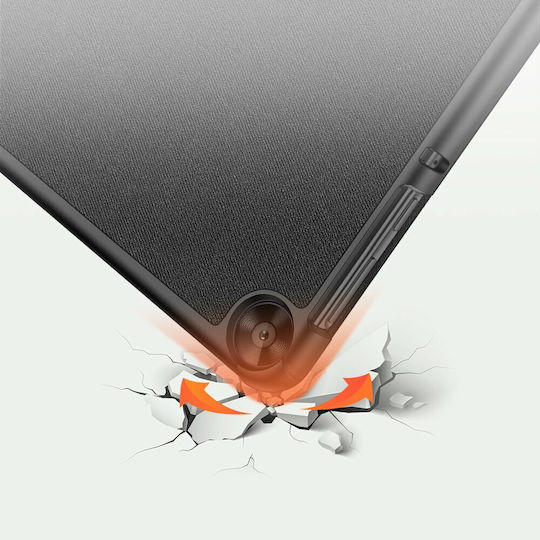 Dux Ducis Domo Series Klappdeckel Schware (Lenovo Tab M10 HD (2. Generation) 10,1 Zoll)