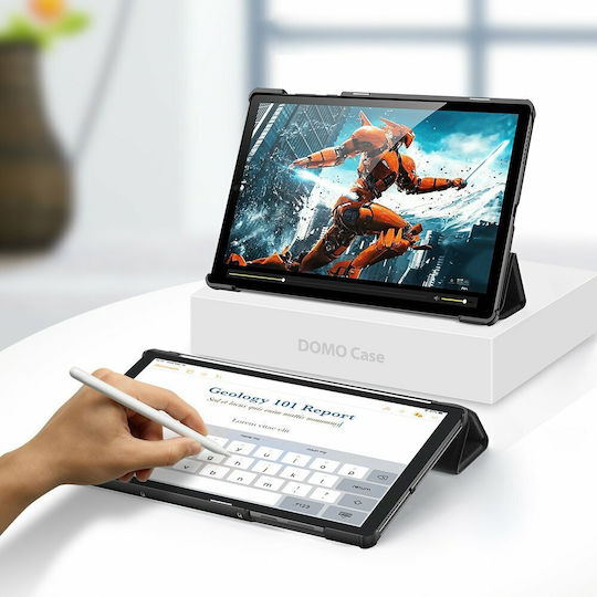 Dux Ducis Domo Series Klappdeckel Schware (Lenovo Tab M10 HD (2. Generation) 10,1 Zoll)