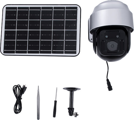 GloboStar 86049 IP Surveillance Camera Wi-Fi Full HD 1080p Waterproof Battery Powered