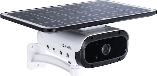 GloboStar 86048 IP Κάμερα Παρακολούθησης Wi-Fi/4G Full HD 1080p Αδιάβροχη Μπαταρίας
