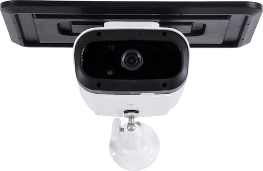 GloboStar 86048 IP Κάμερα Παρακολούθησης Wi-Fi/4G Full HD 1080p Αδιάβροχη Μπαταρίας