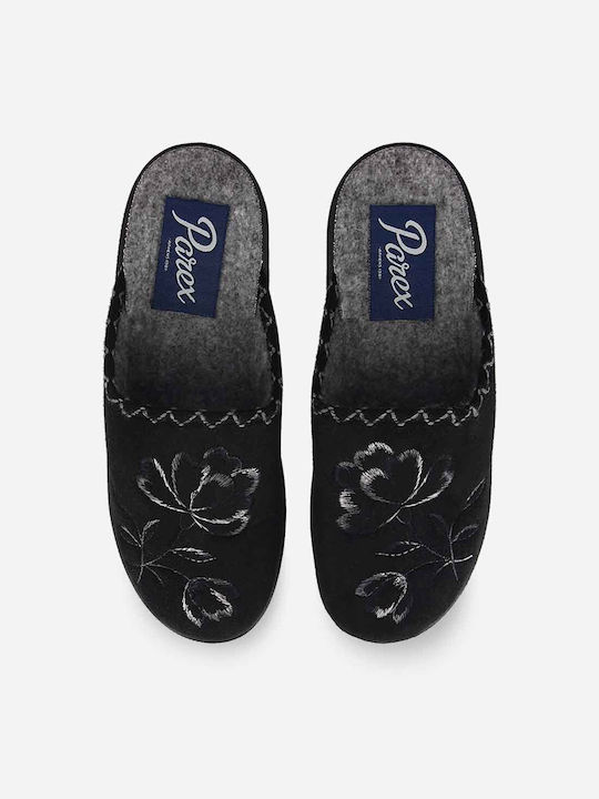 Parex Women's Slipper In Black Colour