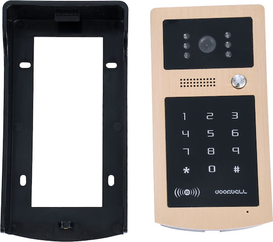 GloboStar Wireless Video Intercom Set Wi-Fi Black