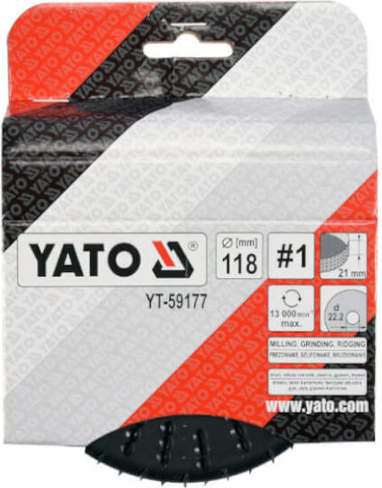 Yato Grinding Disc of Wood 118mm Set 1pcs