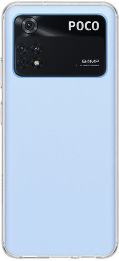 Vivid Back Cover Σιλικόνης Σετ με Τζαμάκι Διάφανο (Poco M4 Pro)