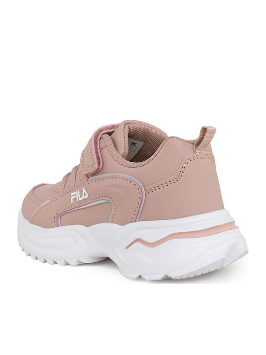 Memory Line Παιδικά Sneakers με Σκρατς Ροζ