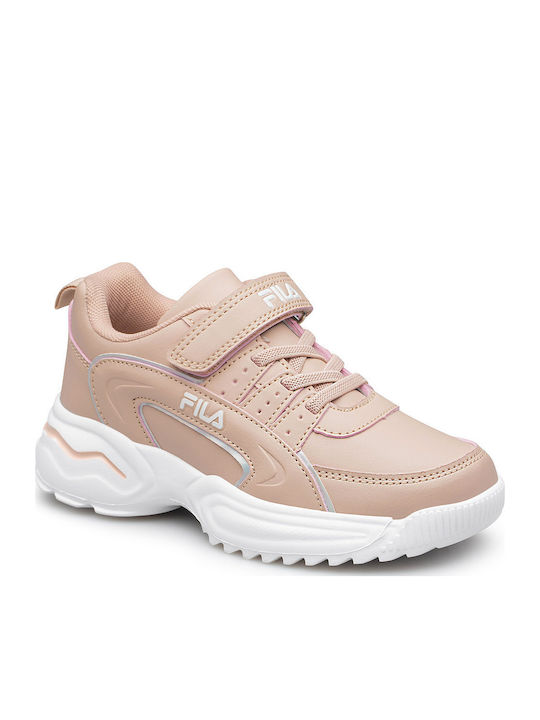 Memory Line Παιδικά Sneakers με Σκρατς Ροζ