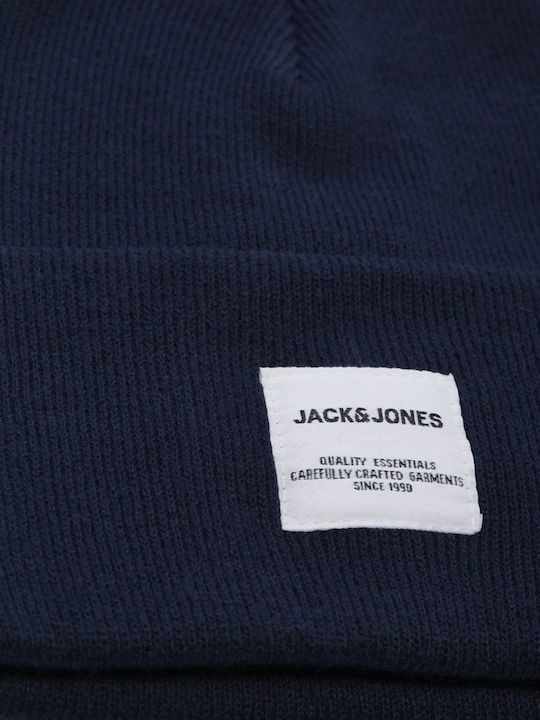 Jack & Jones Knitted Beanie Cap Navy Blue