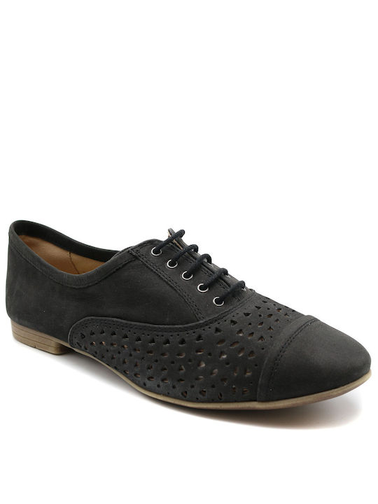 Geox Damen Oxfords in Schwarz Farbe