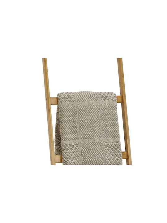 Andrea House AH- Σκάλα Μπάνιου 4 Θέσεων Δαπέδου ​43x170cm Καφέ