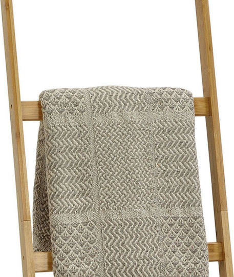 Andrea House AH- Σκάλα Μπάνιου 4 Θέσεων Δαπέδου ​43x170cm Καφέ